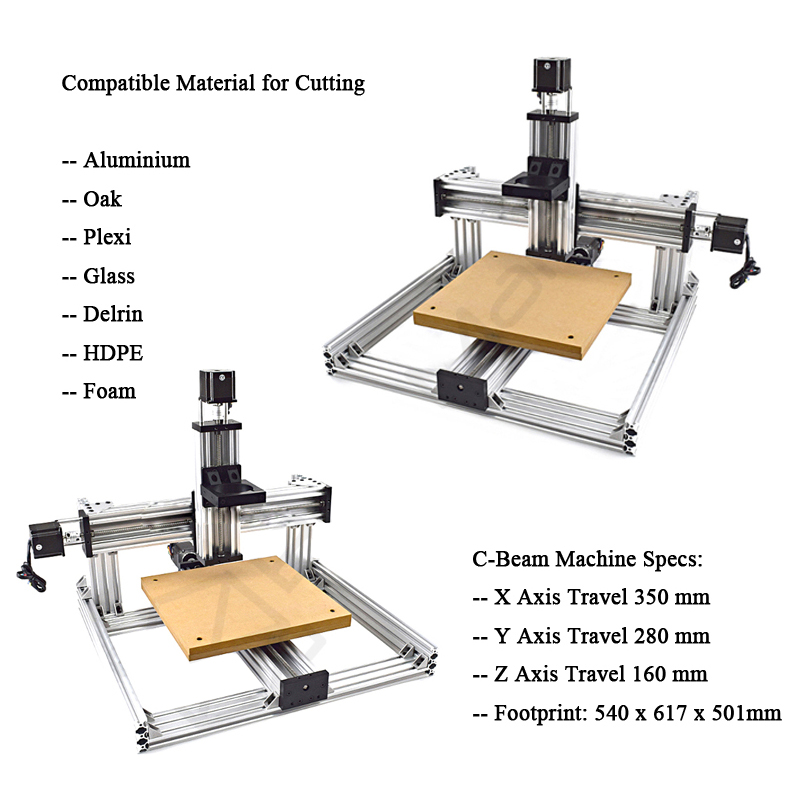 Openbuilds C-Beam 3-Axis CNC M - Engraved Wood Frame recensione e prezzo