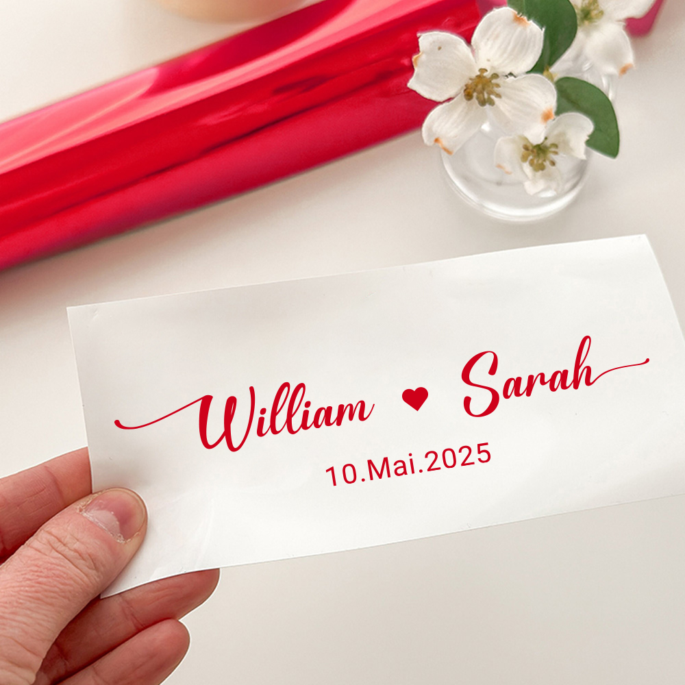 Custom Name Decals for Wedding - Personalized Name Box recensione e prezzo