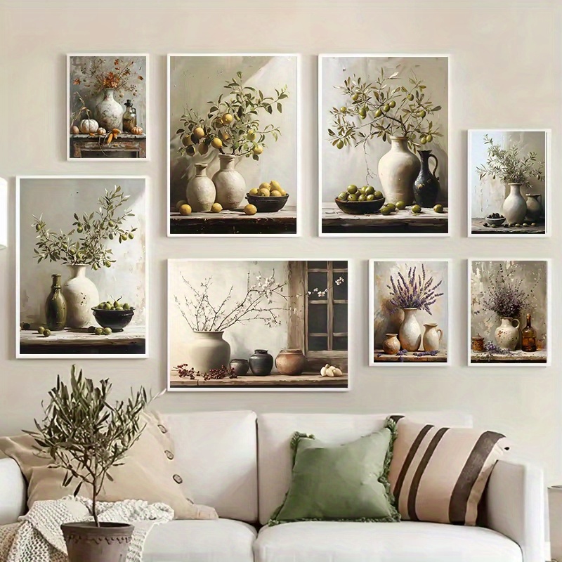 1pc Frameless  Retro Still Lif - Family Tree Print recensione e prezzo