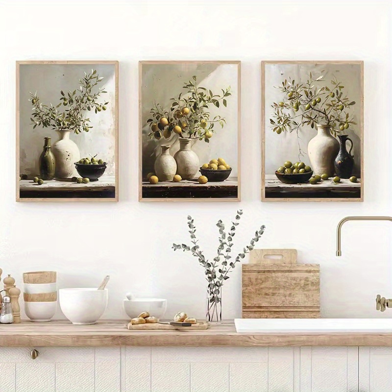 1pc Frameless  Retro Still Lif - Family Tree Print recensione e prezzo