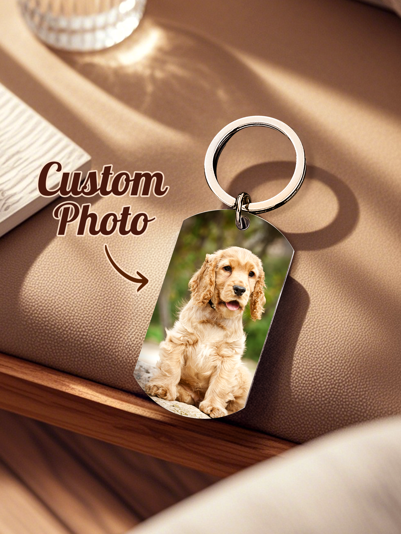 Personalized Pet Photo Keychai - Pet Portrait Custom recensione e prezzo