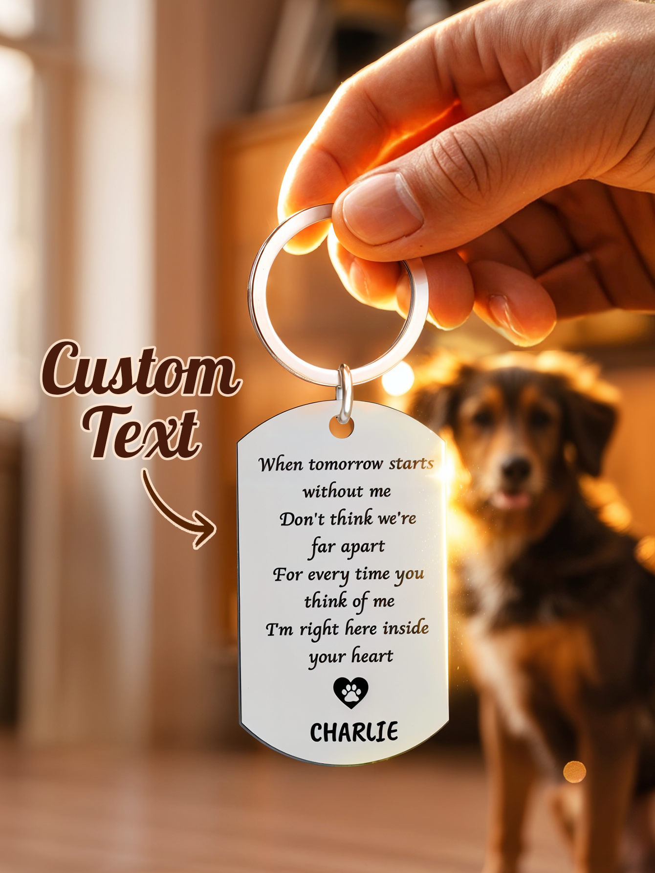 Personalized Pet Photo Keychai - Pet Portrait Custom recensione e prezzo