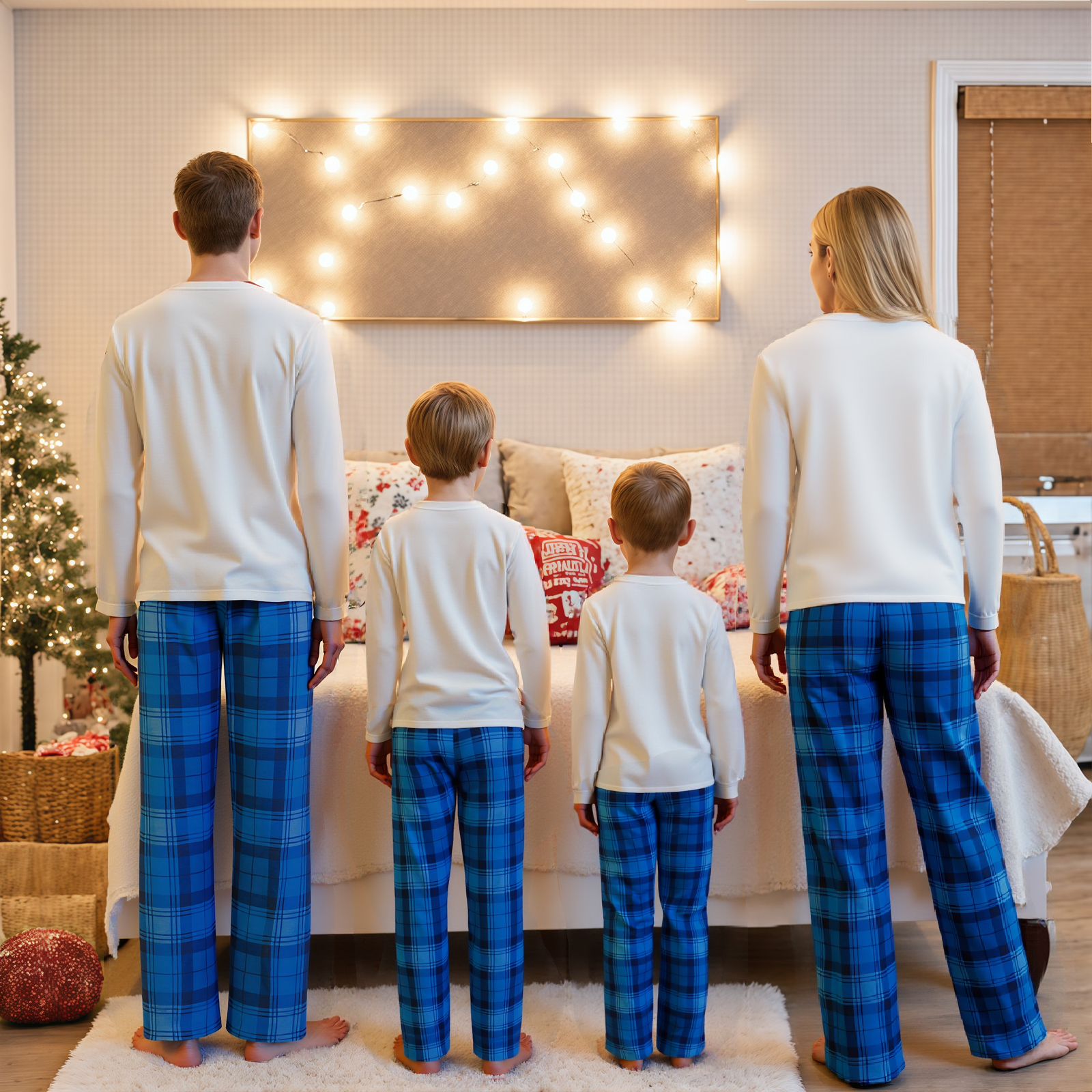 Family Matching Christmas Paja - Family Tree Print recensione e prezzo
