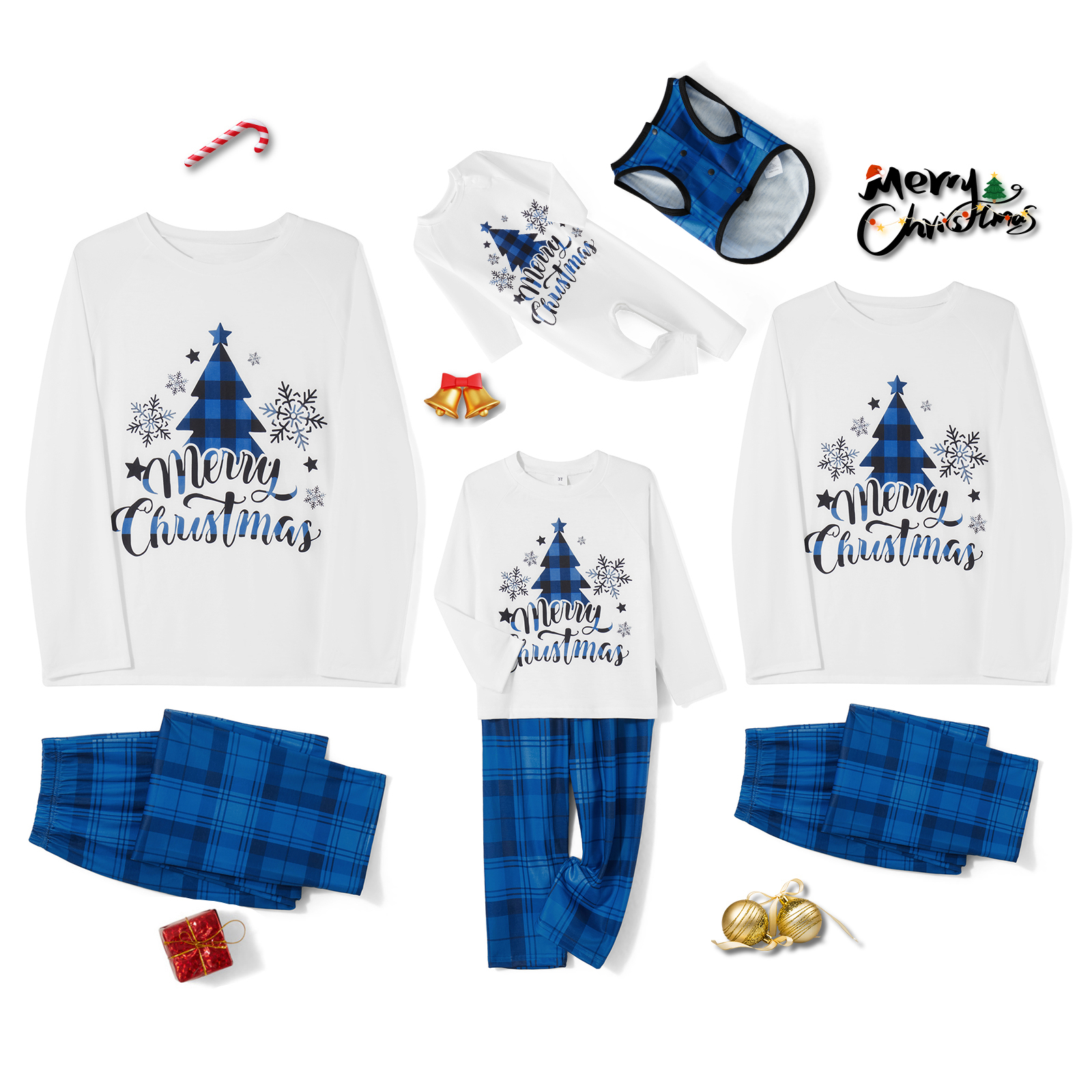 Family Matching Christmas Paja - Family Tree Print recensione e prezzo