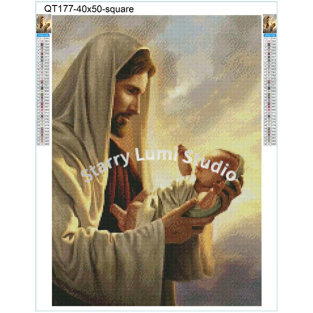 5D Full Square Painting God Mo - Photo Mosaic Print recensione e prezzo