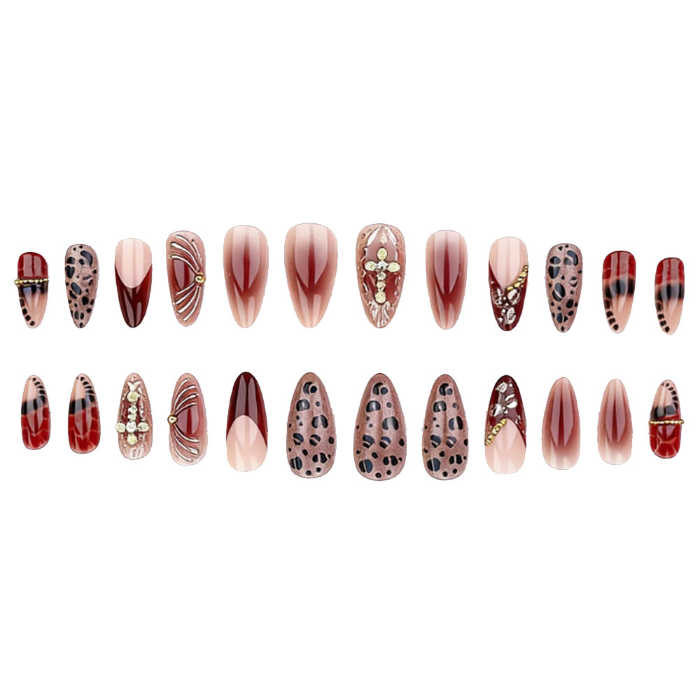 Medium fake nails for women gr - Pressed Flower Art recensione e prezzo