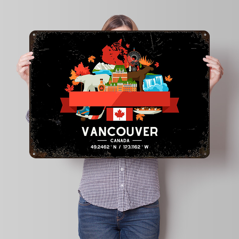 Vancouver City Map Printed Pos - Custom Map Poster recensione e prezzo