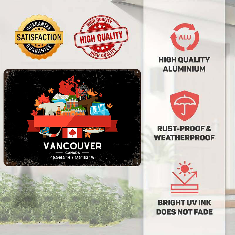 Vancouver City Map Printed Pos - Custom Map Poster recensione e prezzo