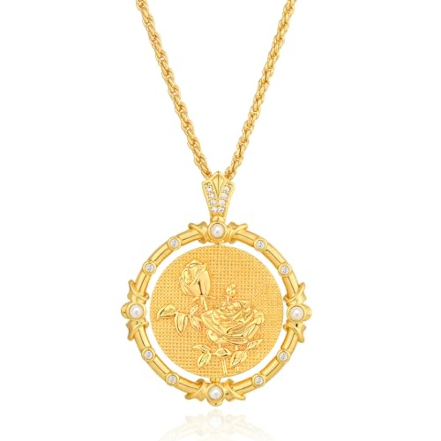 Fettero Gold Necklace for Wome - Birth Flower Necklace recensione e prezzo