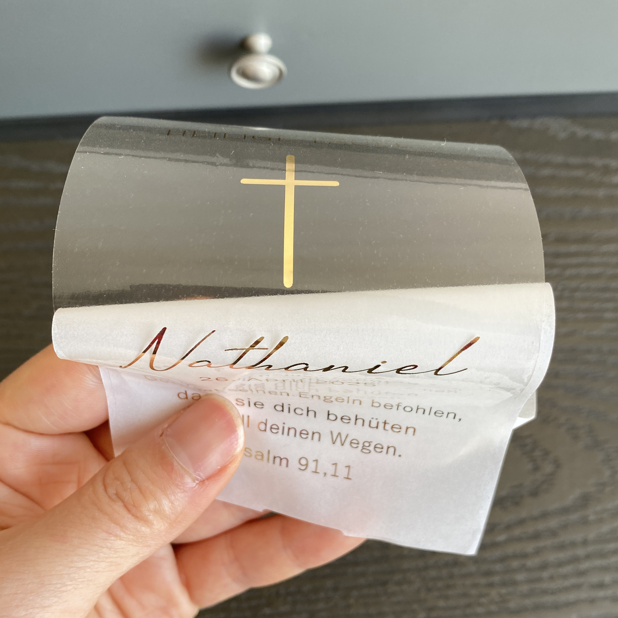 Personalized My Holy Baptism C - Personalised Candle Label recensione e prezzo