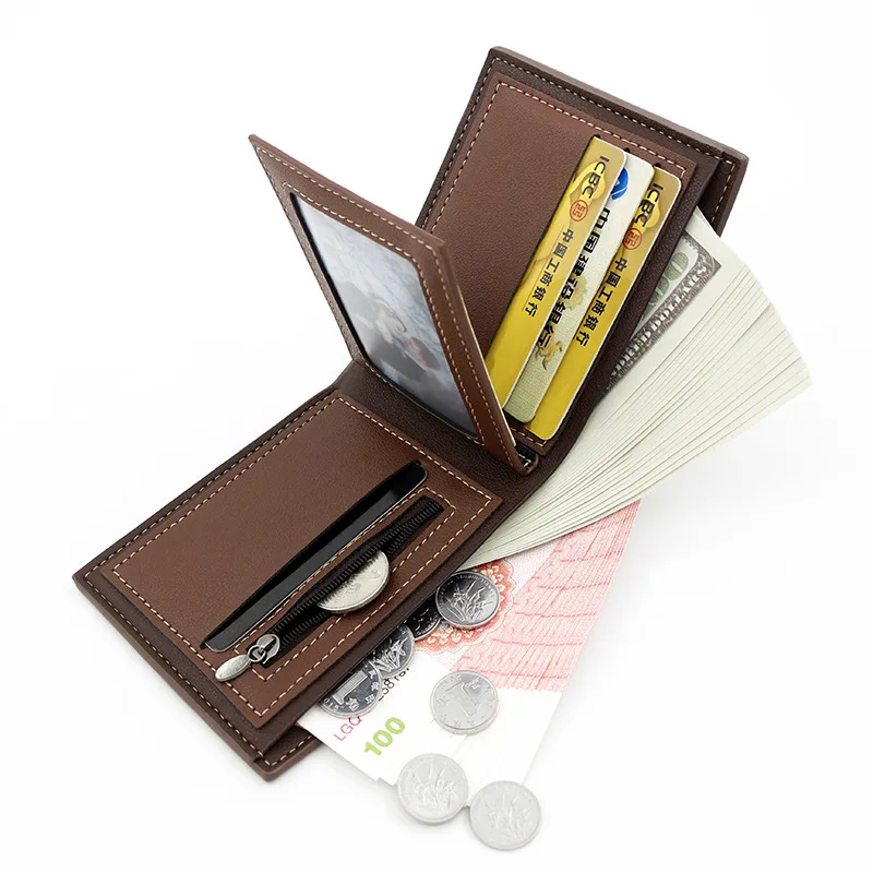 Slim Card Holder Male Purses C - Personalized Name Box recensione e prezzo