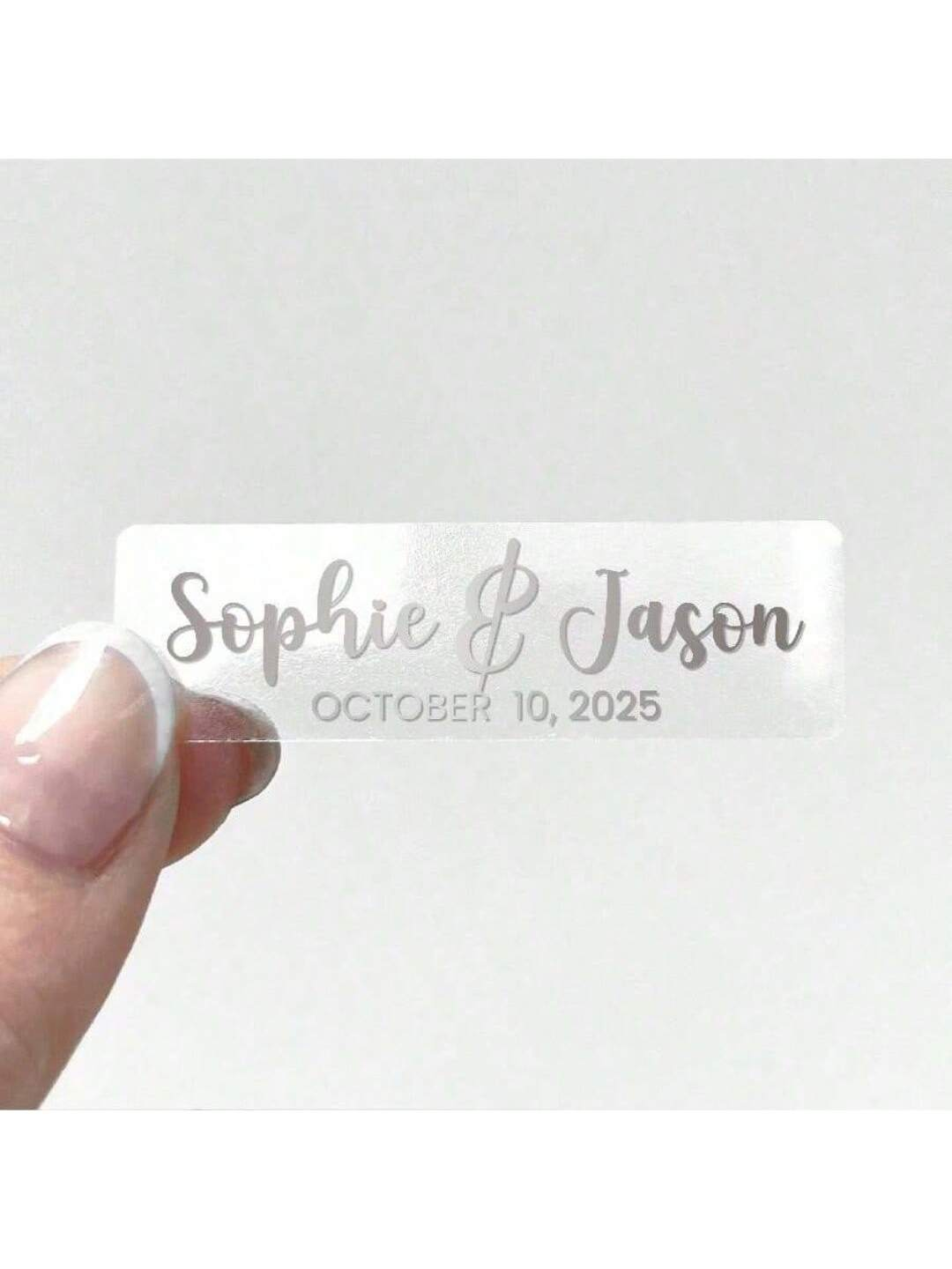 Custom Aluminum Foil Transpare - Personalised Candle Label recensione e prezzo