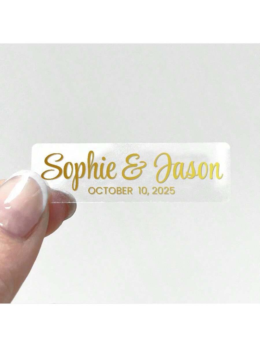 Custom Aluminum Foil Transpare - Personalised Candle Label recensione e prezzo
