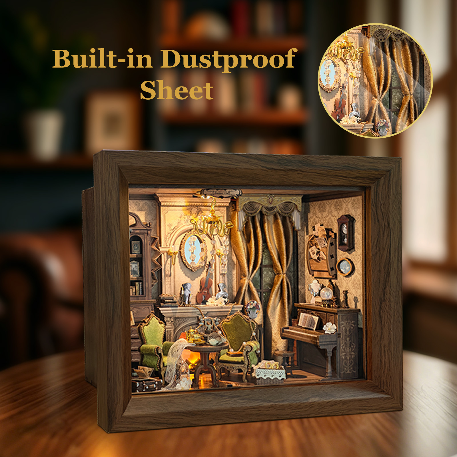 DIY Wooden Glimmer Hall Photo  - Engraved Wood Frame recensione e prezzo
