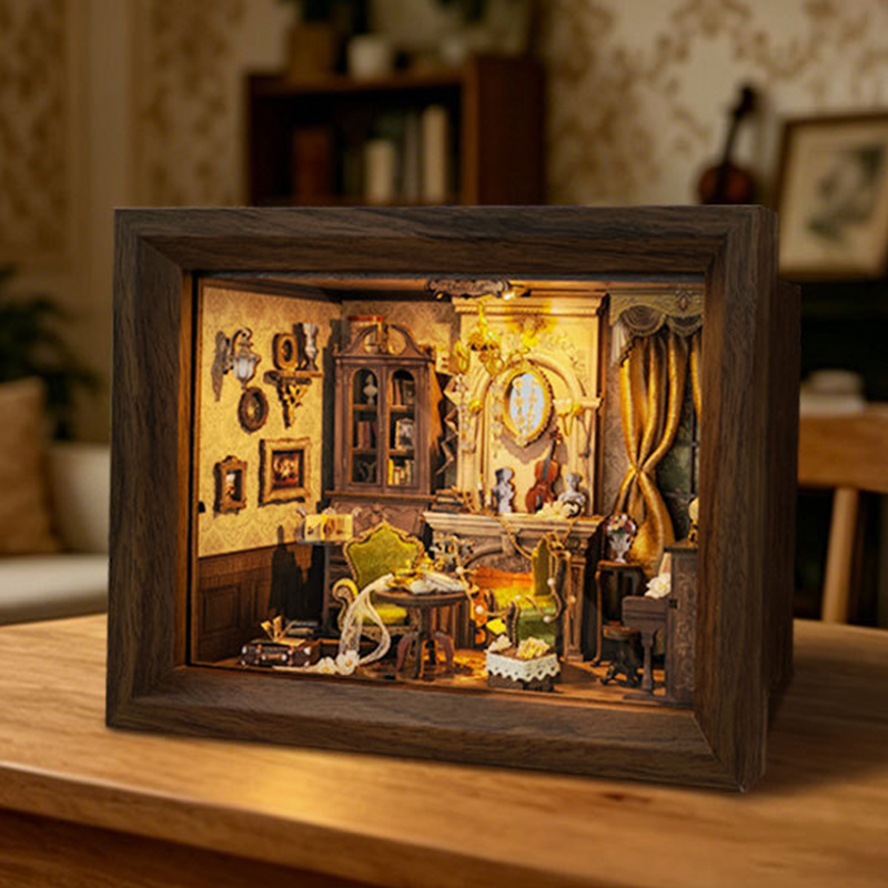DIY Wooden Glimmer Hall Photo  - Engraved Wood Frame recensione e prezzo