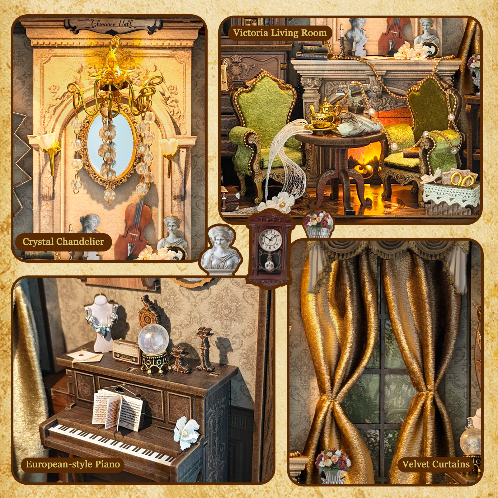 DIY Wooden Glimmer Hall Photo  - Engraved Wood Frame recensione e prezzo