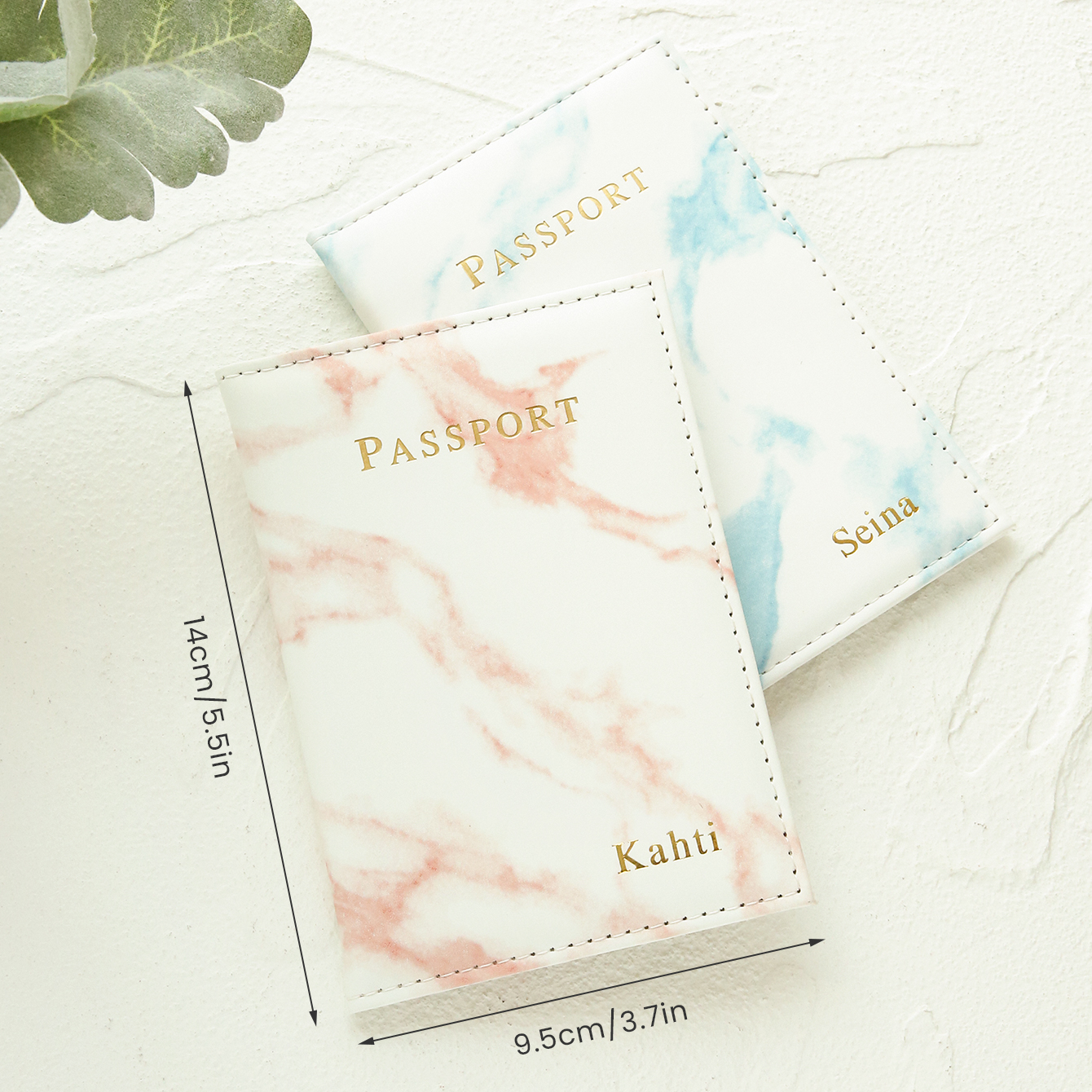 2PCS Custom Couple Passport Ho - Personalized Name Box recensione e prezzo