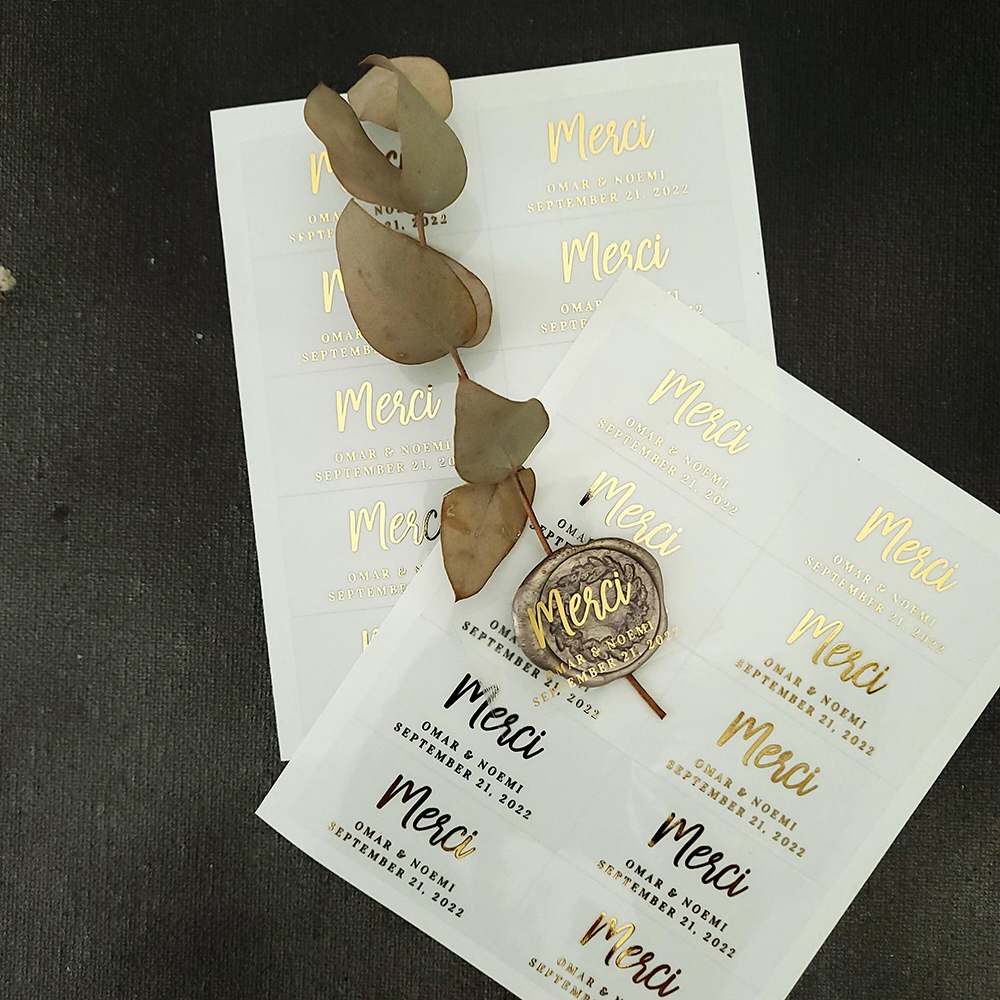 100pcs Custom Transparent Labe - Personalised Candle Label recensione e prezzo