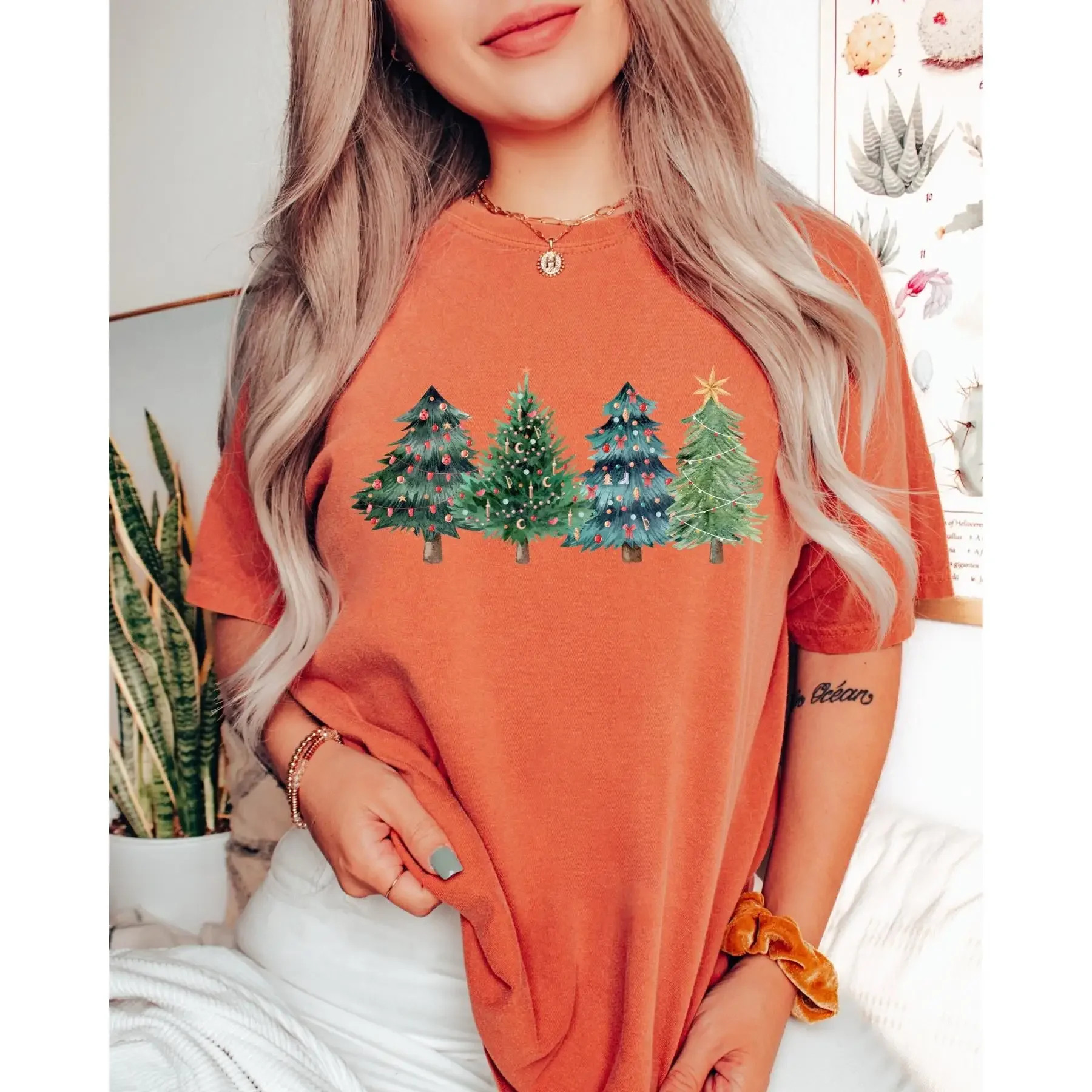 Christmas Trees T Shirt Xmas C - Family Tree Print recensione e prezzo