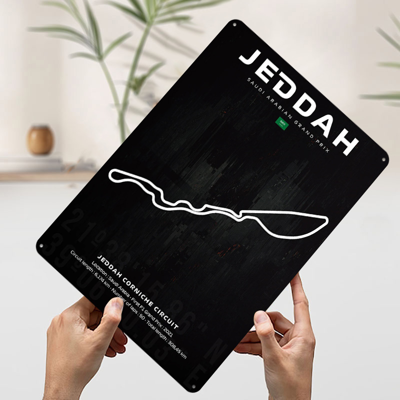 Jeddah Circuit Map Poster Cust - Custom Map Poster recensione e prezzo