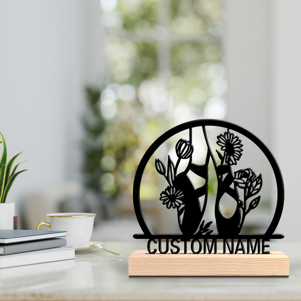1pc beautiful personalized bal - Engraved Wood Frame recensione e prezzo