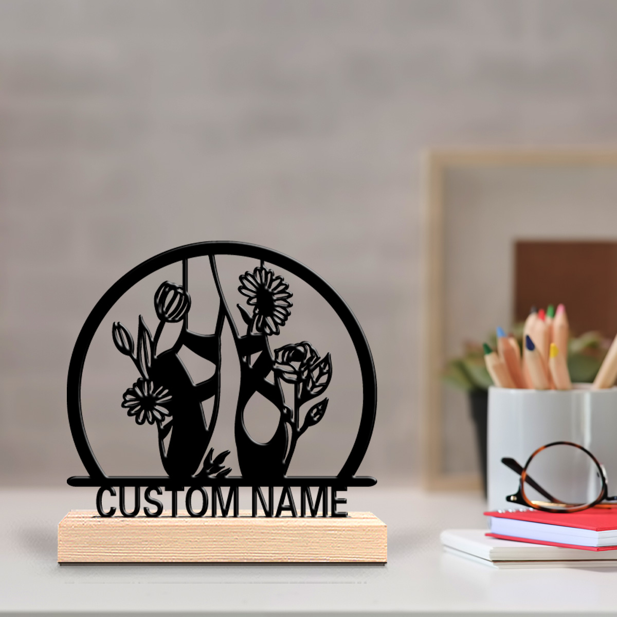 1pc beautiful personalized bal - Engraved Wood Frame recensione e prezzo