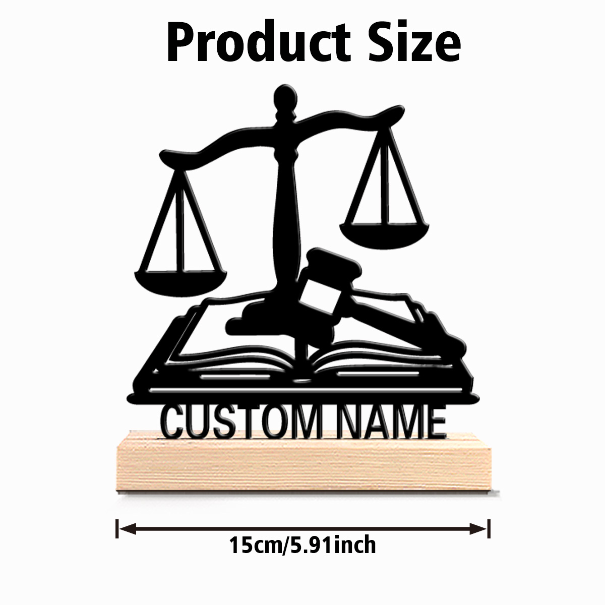 1pc Fun Personalized Custom Ba - Engraved Wood Frame recensione e prezzo