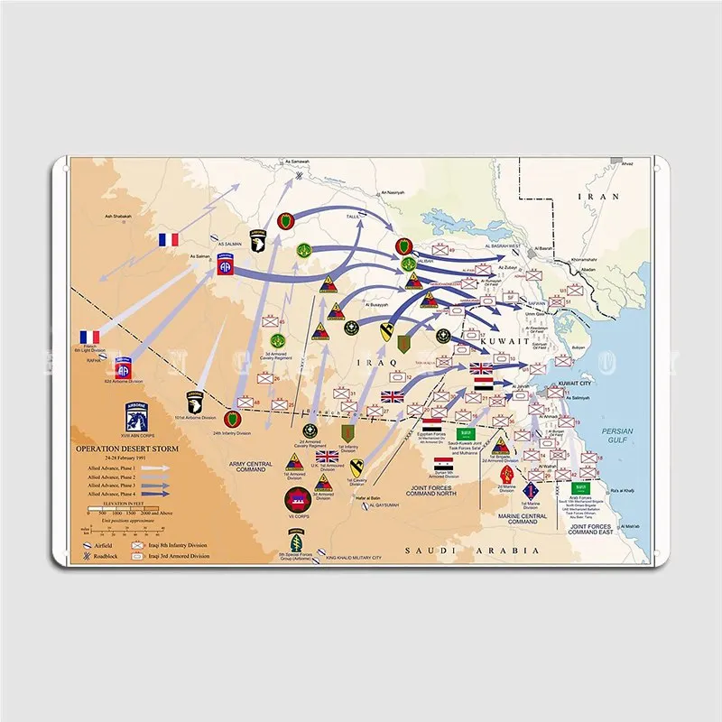 Operation Desert Storms Ground - Custom Map Poster recensione e prezzo
