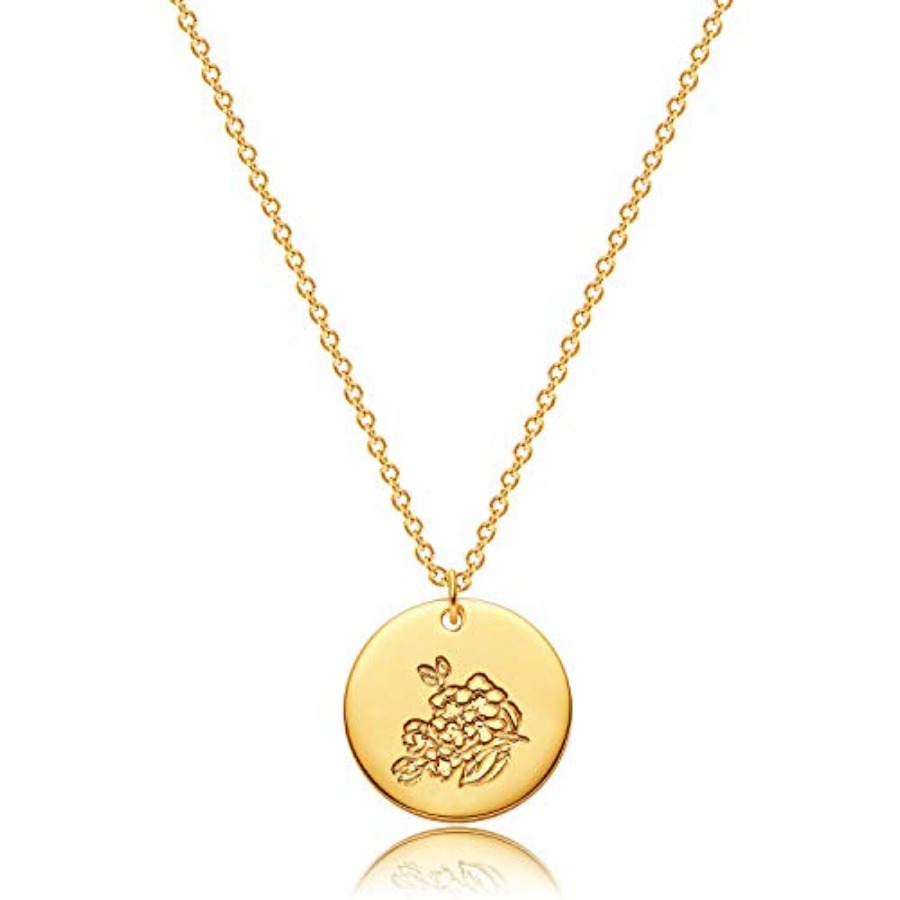 Birth Flower Necklace 18k Gold - Birth Flower Necklace recensione e prezzo