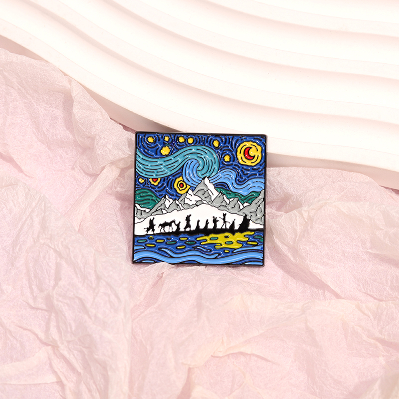 Night Sky Oil Painting Enamel  - Custom Night Sky recensione e prezzo