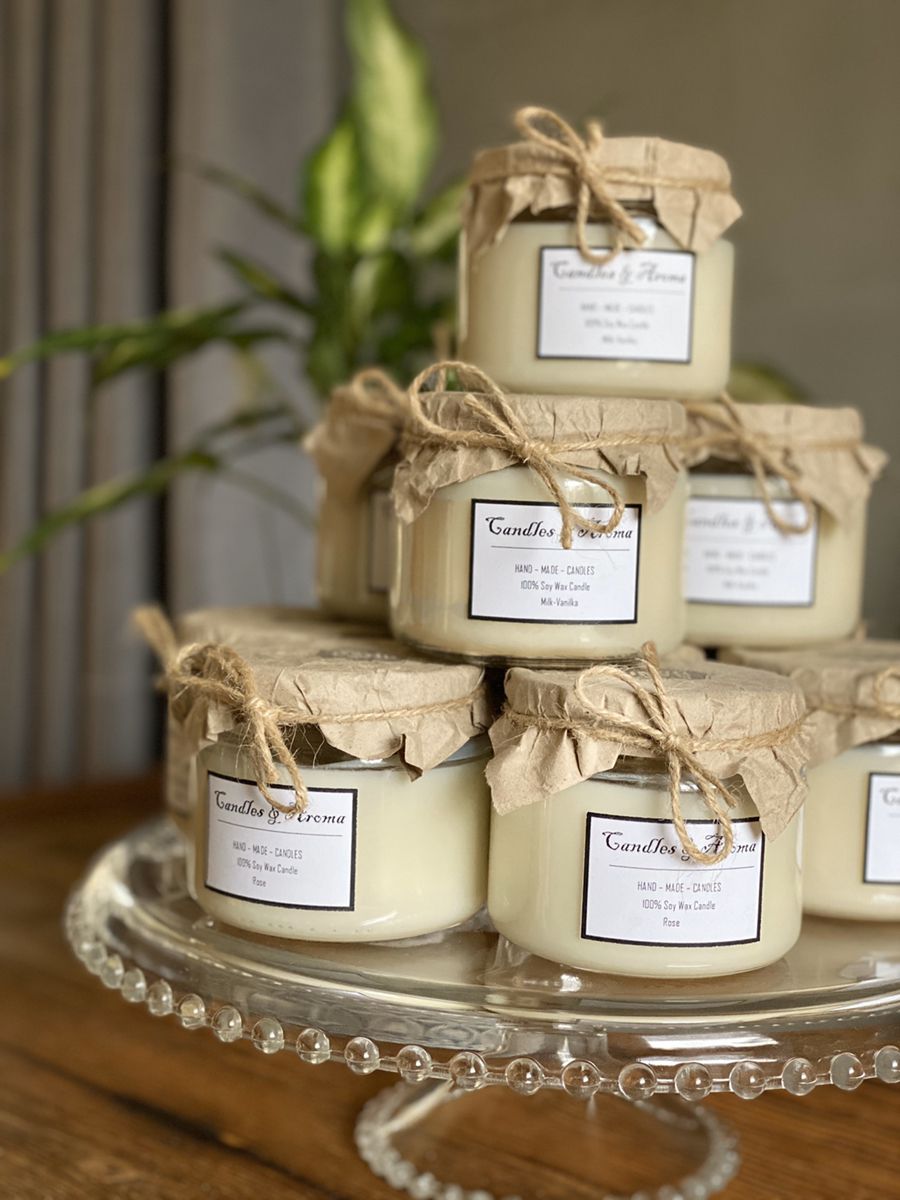 Candle Jar Packaging Stickers  - Personalised Candle Label recensione e prezzo