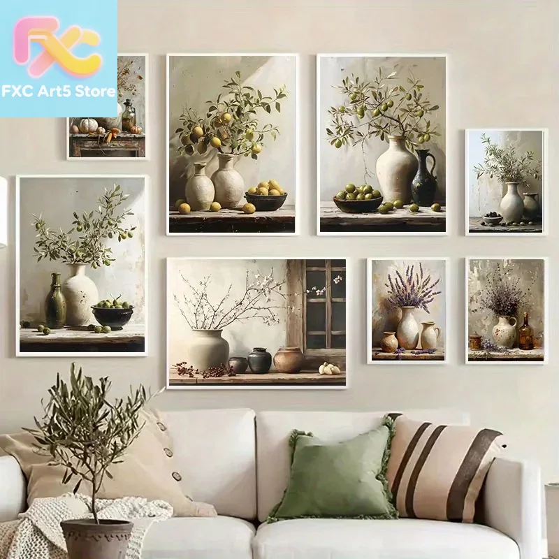 1pc frameless 1pc  Retro Still - Family Tree Print recensione e prezzo
